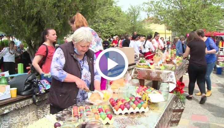 Ден преди най-светлия християнски празник Фестивалът на яйцето в Бъзън събра деца от целия регион