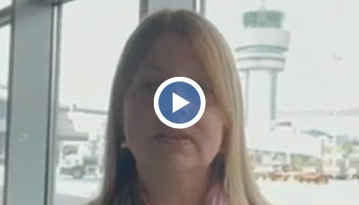 Журналистът от БНТ Геновева Радева е била на борда на машината