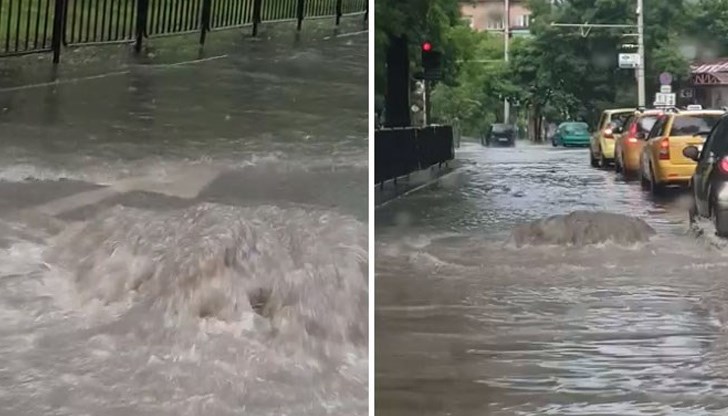 Обилните количества дъжд са виновни за наводненията по русенските улици