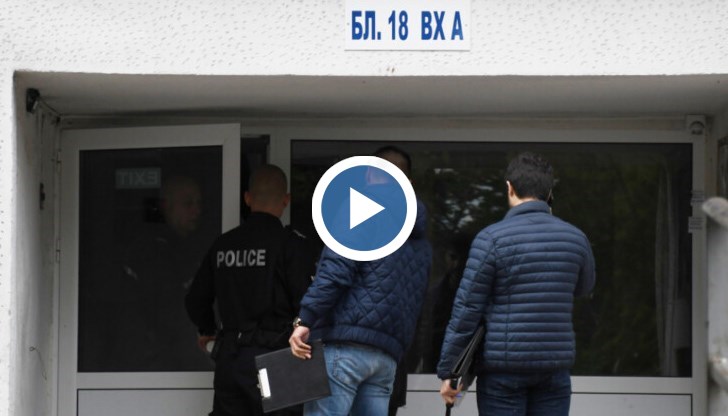 Полицията в София издирва стрелеца. Той е с бейзболна шапка и бос