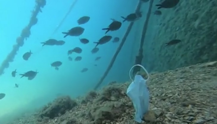 Отпадъци от COVID кризата замърсиха морето Отпадъци от COVID кризата замърсиха морето