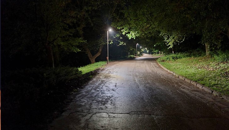 Вече има осветление на основните алеи Вече има осветление на основните алеи