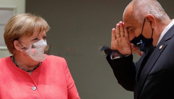 Бойко Борисов козирува на Ангела Меркел