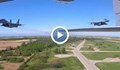 Разпространиха уникални кадри от полети на майор Валентин Терзиев