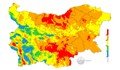 Екстремален индекс за пожароопасност в 14 области на страната