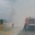 Пожар се разрази на път Е-79 край село Мурсалево