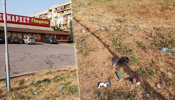 Нощните събирания пред магазина в квартал Чародейка довеждат до поредните сметища от камара боклуци