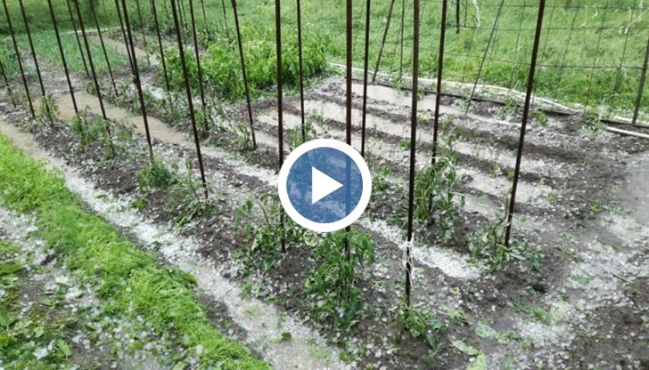 Ледените късове бяха с големината на яйце