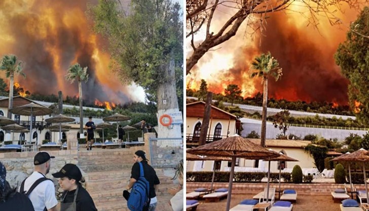 95 пожарникари са мобилизирани за гасене на пожара в района Зерия в Пелопонес