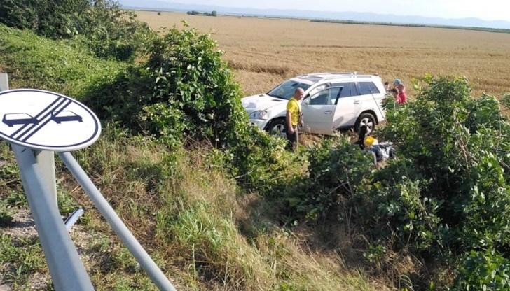 За щастие няма ранени при катастрофата За щастие няма ранени при катастрофата
