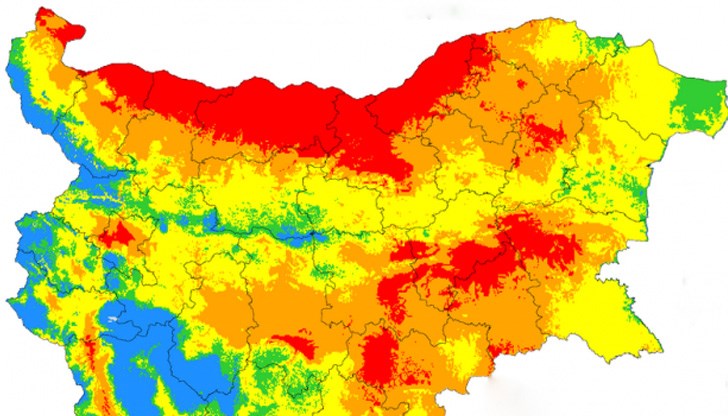Метеоролозите предупреждават за възможни бързо разпространяващи се много силни пожари