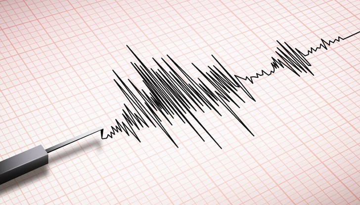 Земетресение с магнитуд 4,2 е станало в 13:02 часа днес в Егейско море край Измир
