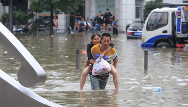 Сериозни наводнения в Китай