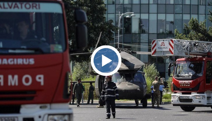Хеликоптерът започнал да губи височина и бил принуден да кацне на булевард „Авиаторилор“