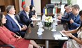 Пламен Бобоков на среща с областния управител на Русе заедно с посланика на Украйна