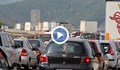 Километрична опашка от автомобили след катастрофа на „Тракия”