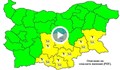 Жълт код за бури с гръмотевици в 7 области за утре