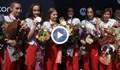 Гимнастичките се върнаха на родна земя (ВИДЕО)