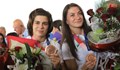 Бронзовите медалистки Тайбе Юсеин и Евелина Николова се прибраха