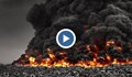 Най-голямото сметище за гуми в света гори в Кувейт