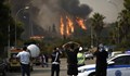 Голям пожар в Гърция затвори магистрала към Атина