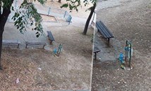 Детска площадка в квартал "Възраждане" е превърната на кочина
