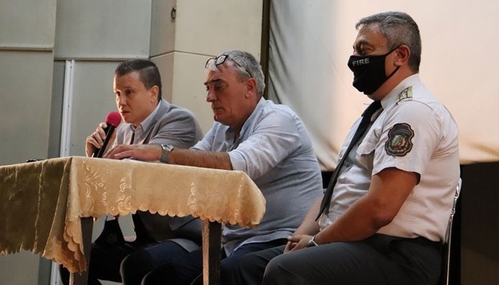 В градът днес бе проведено учение за реакция в случай на бедствие или авария