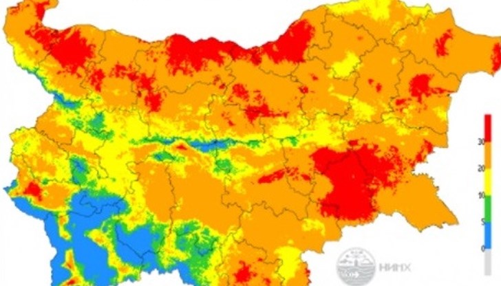 При екстремален индекс пожарите са трудни за овладяване, а действията по погасяване се ограничени само по фланговете на пожара