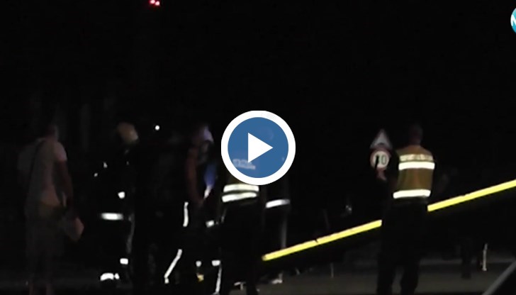 Шофьорът не тежкотоварния камион се опитвал да направи обратен завой