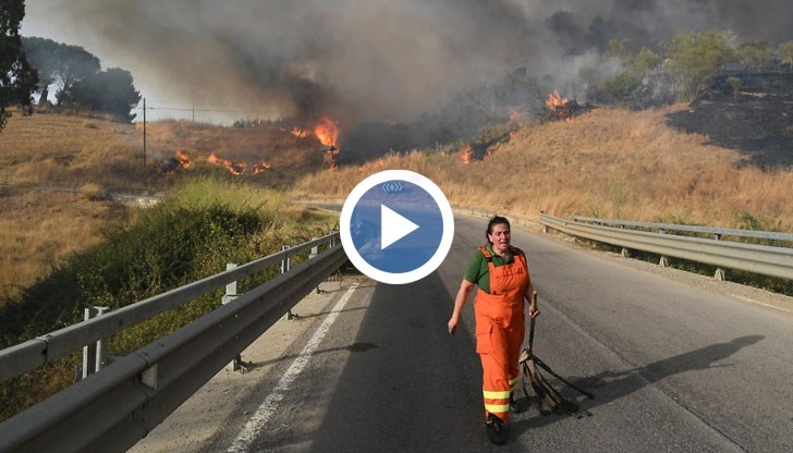48.8 градуса по Целзий са показвали термометрите вчера в Сицилия