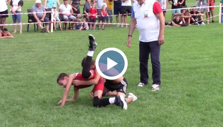 Надпреварата се състоя днес на градския стадион в града