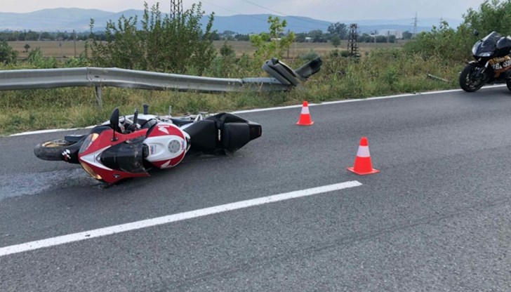 41-годишният мъж се е забил в мантинела