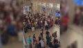 Кадри показват нарушения на COVID мерките на летище София