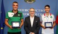 Министър Кузманов поздрави европейските шампиони Лазар Пенев и Емил Нейков