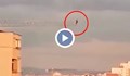 Опасно селфи в София: Мъж се покатери на 36-метров кран, за да се снима