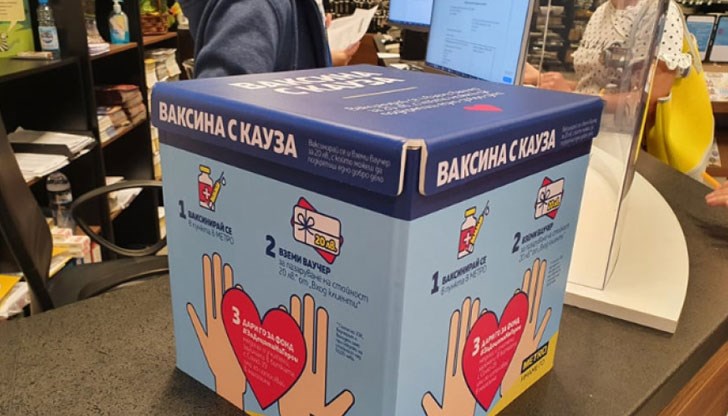 Хората, поставили си ваксина в изнесен пункт пред голяма търговска верига в града, получаваха ваучер на стойност 20 лева Хората, поставили си ваксина в изнесен пункт пред голяма търговска верига в града, получаваха ваучер на стойност 20 лева