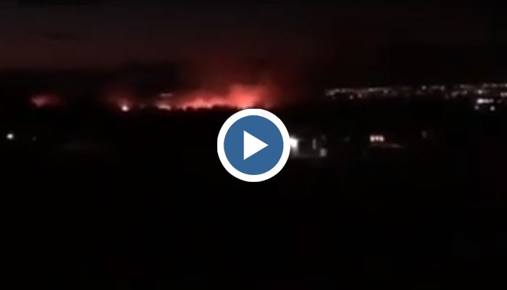 Огънят е в посока Брестник