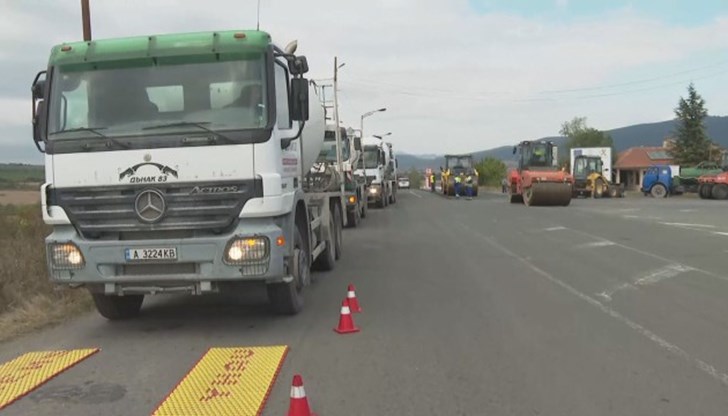 Два мобилни кантара измерващи теглото на товарните автомобили са поставени по пътя Айтос - Провадия