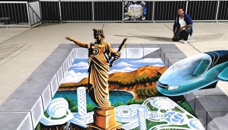 Творбите са резултат от петото издание на емблематичния за най-големия дунавски град 3D STREET ART