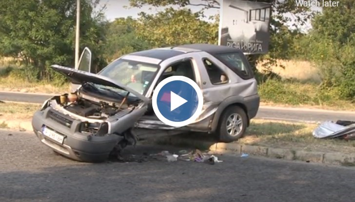 Тежка катастрофа на изхода на Русе в посока Варна стана този следобед