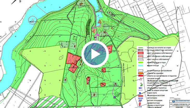 Достъпът до мястото ще е обезпечен с автобусна линия, а леки автомобили ще бъдат допускани в парка само за зареждането на търговските обекти