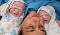 Жена роди близнаци след 15-годишна битка да стане майка и след тежко изкаран COVID-19