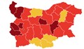 7 области в страната вече са в тъмночервената зона