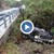 Катастрофа в дъжда: Кола се преобърна по таван в Кресненското дефиле