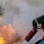 Русенските пожарникари гасиха пламнал автомобил и навес