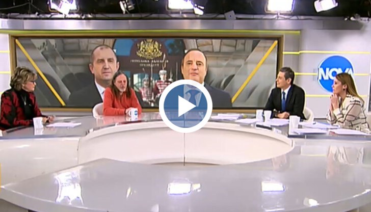 Темата коментираха Светлана Шаренкова от Инициативния комитет, издигнал кандидатурата на Румен Радев и Нидал Алгафари от Инициативния комитет, издигнал кандидатурата на Анастас Герджиков