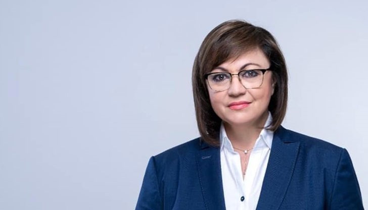 Корнелия Нинова поздрави победителите на президентските избори Румен Радев и Илияна Йотова и им пожела успешен мандат