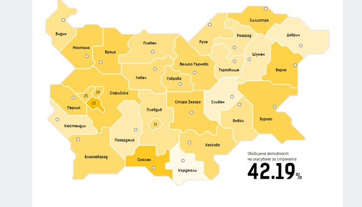 ЦИК изнесе данни за резултатите от вота 2 в 1 според обработените към 10.00 ч. в понеделник протоколи ЦИК изнесе данни за резултатите от вота 2 в 1 според обработените към 10.00 ч. в понеделник протоколи