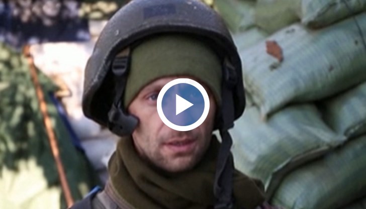 Това казва редник Олександър, който стои в окоп на няколкостотин метра от позициите на проруските сепаратисти край Зайцево в Донецки регион