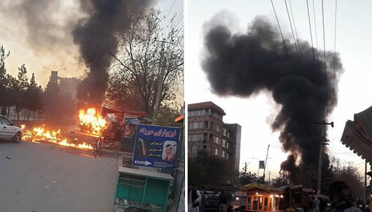 Магнитна бомба, прикрепена към пътнически минибус, избухна в събота в шиитски квартал